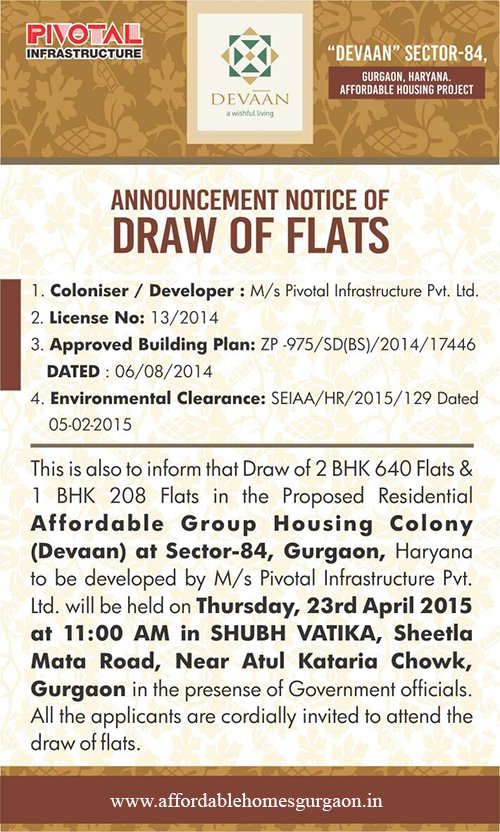 pivotal deevan draw date