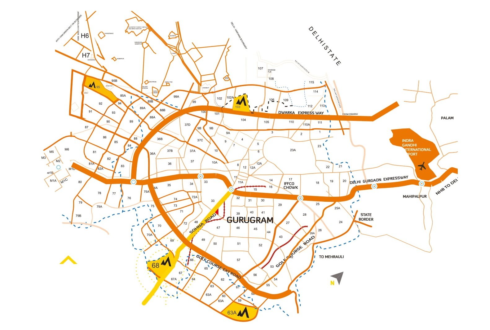 Mahira homes 95 Location Map