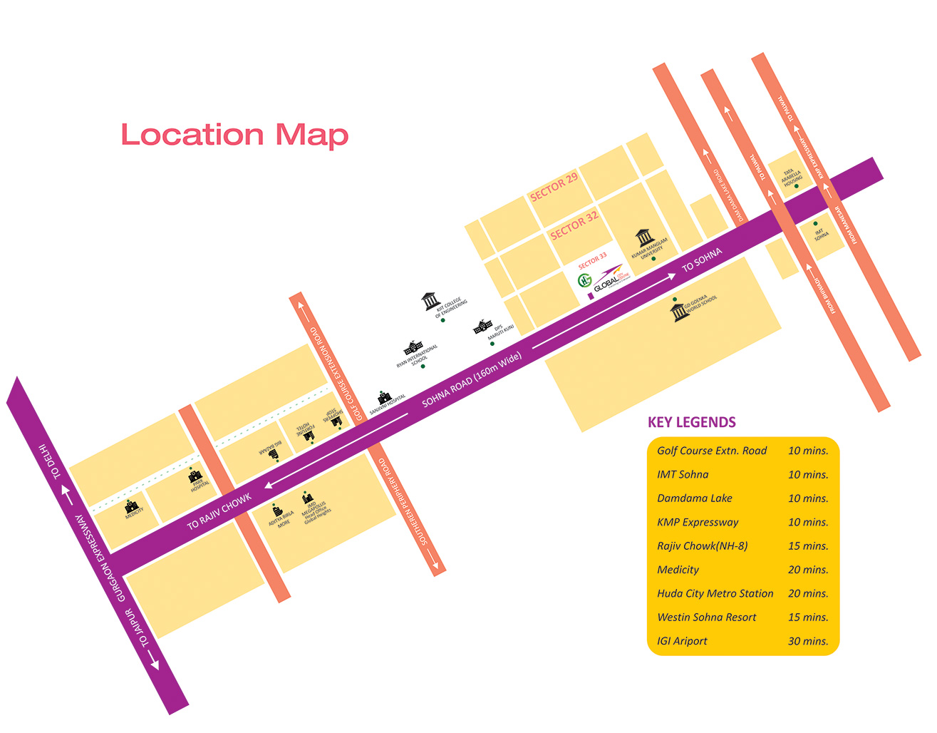 Breeze Global Heights Location Map