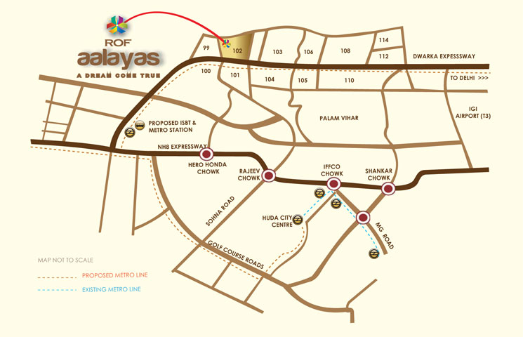 ROF Aalayas Location Map