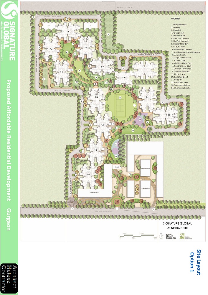 Signature Global The Serenas Site Plan