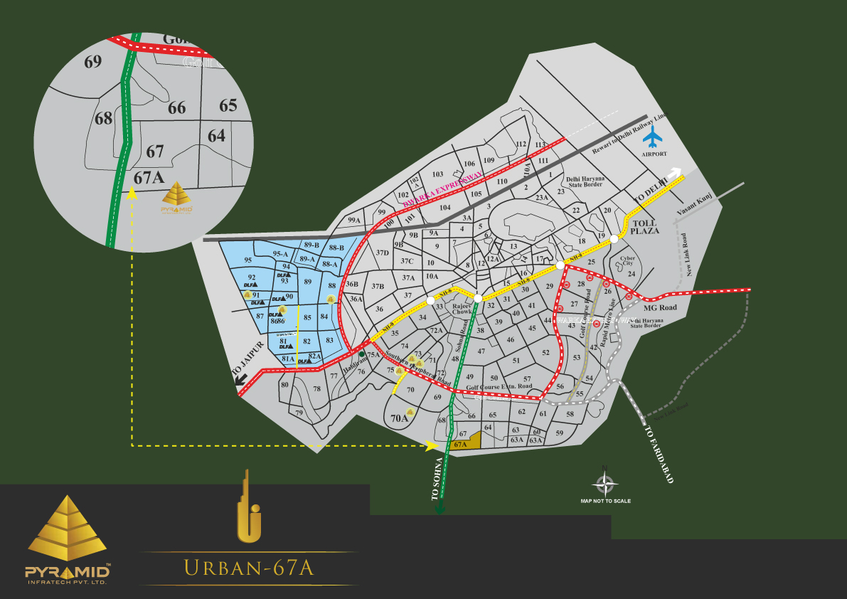 Pyramid Urban 67A Location Map