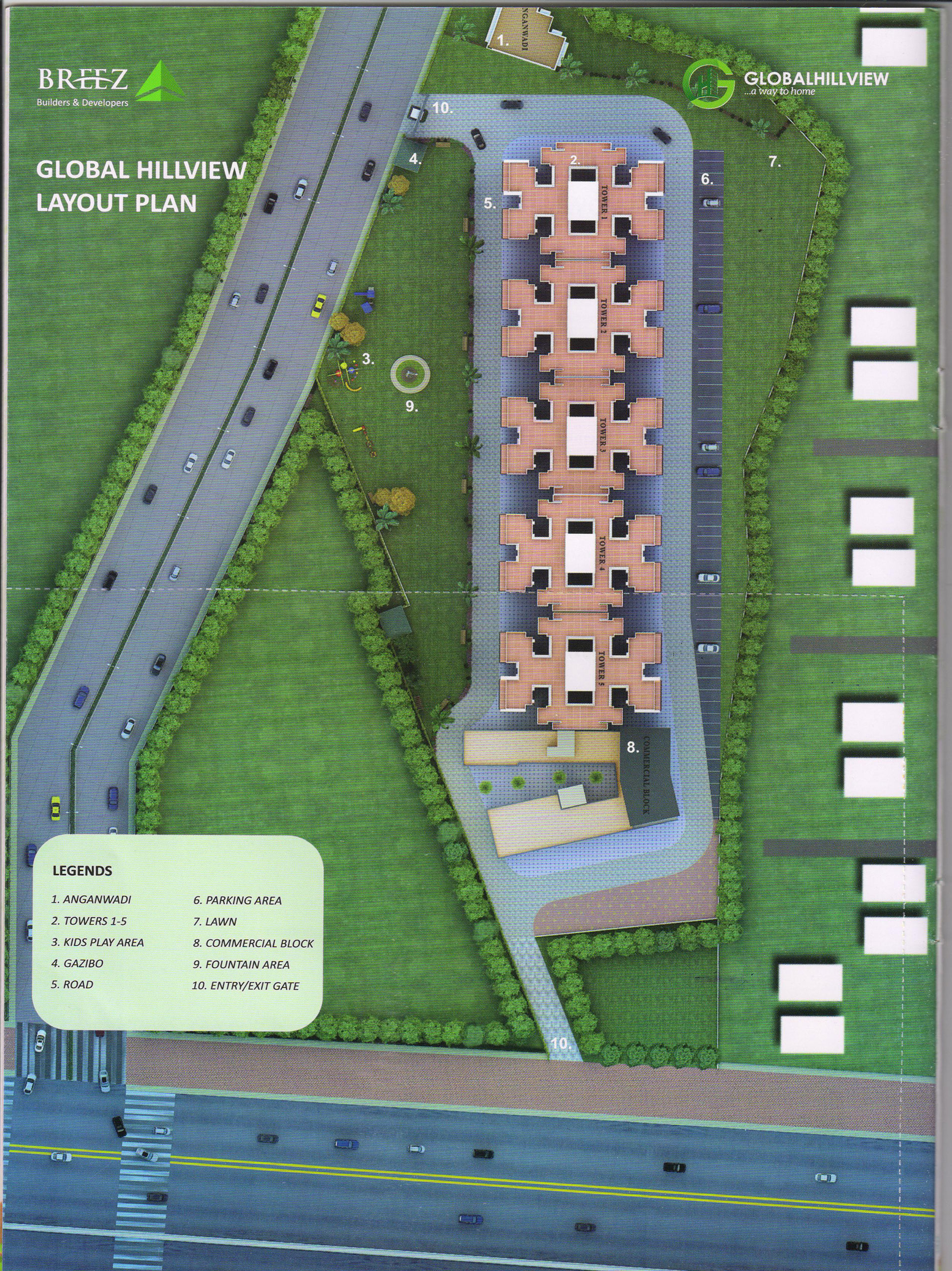 Global Hill View Site Plan