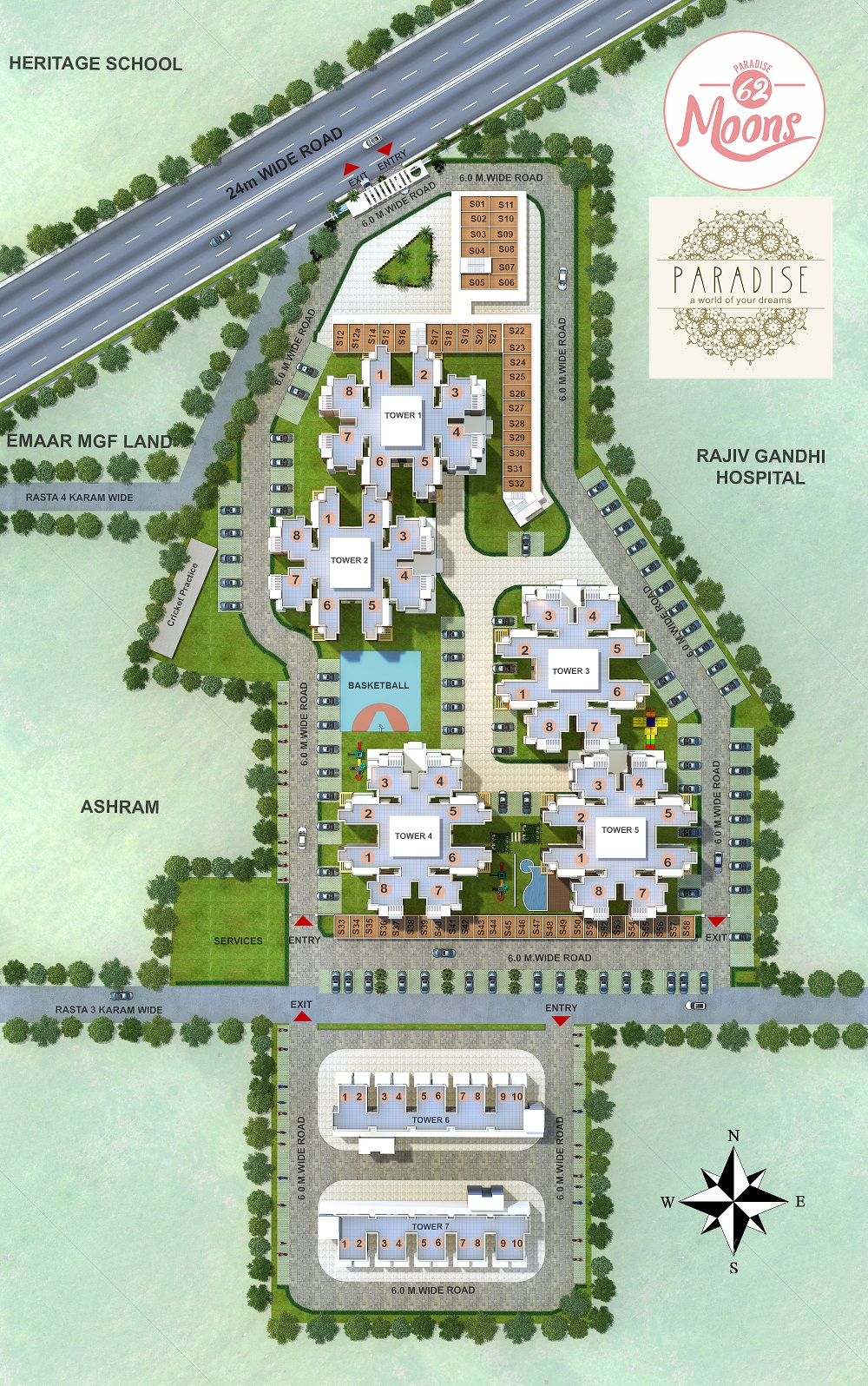 Pivotal-Paradise-62-Moons-Site-Plan