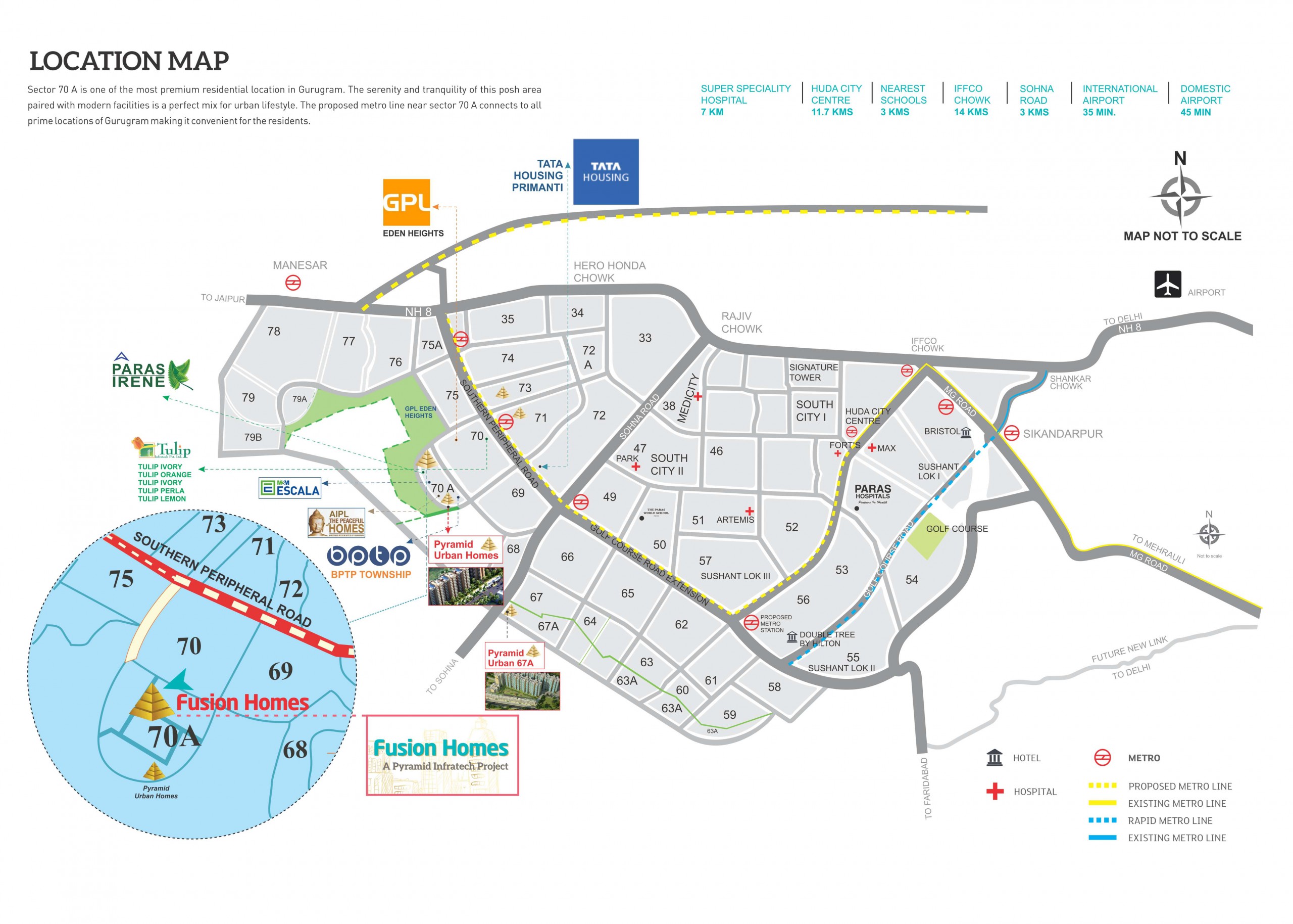 Pyramid Fusion Homes Location Map