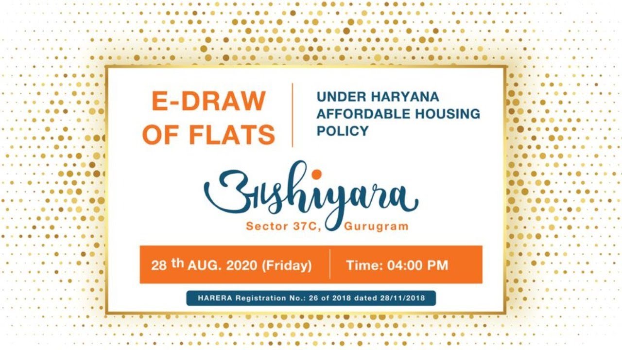 3rd Re-draw Date Imperia Aashiyara Sector 37C Gurgaon 28th August 2020