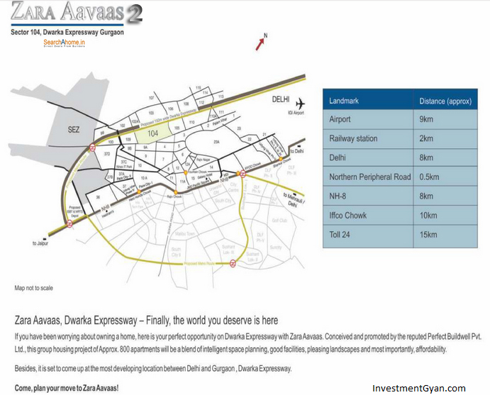 Zara-Aavaas-Phase-2-Location-Map