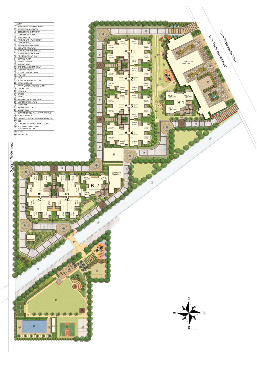 MRG Bazaar 90 Site Plan