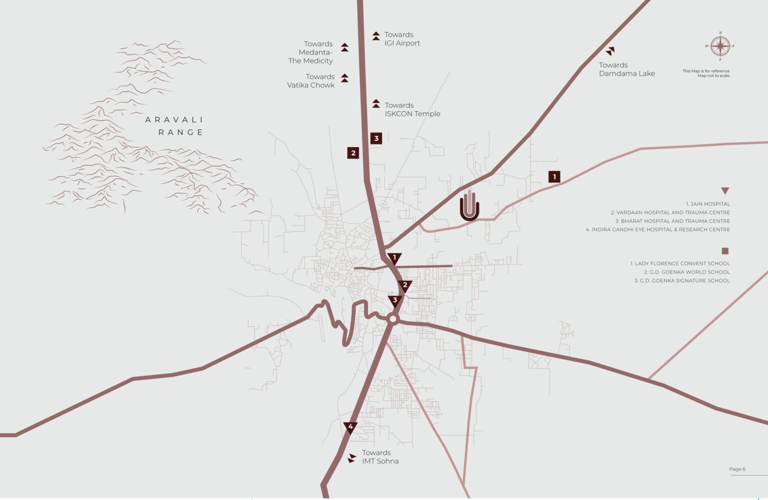 Ganga-Realty-Tathastu-Location-Map